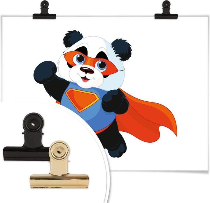 Actual product image Trenddeko Super Panda (120 x 100 cm)