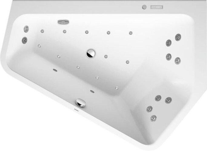 Actual product image Duravit Whirlpool bath PAIOVA 5 corner right 205 l 1770x1300mm white Combi-Syst (205 l, 5.85 cm, 130 cm)