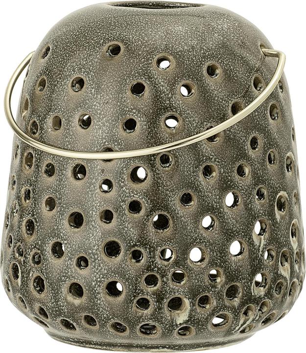 Actual product image Bloomingville Lantern, Green, Stoneware (1 x)