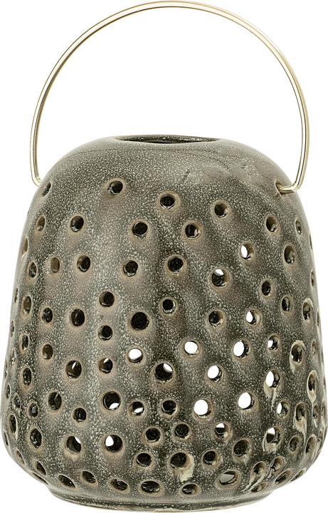 Bloomingville Lantern, Green, Stoneware (1 x)