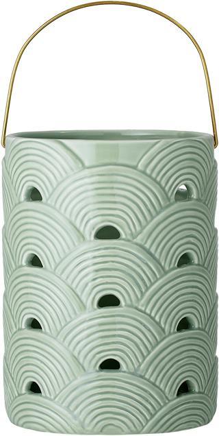 Bloomingville Lantern, Green, Ceramic (1 x)