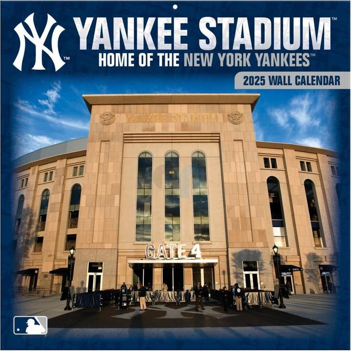 Actual product image MLB - New York Yankees. Yankee Stadium - 30.5 x 30.5 cm Stadium Wall Calendar 2025 (30.5 x 30.5 cm, French, Italian, Spanish, German, English)