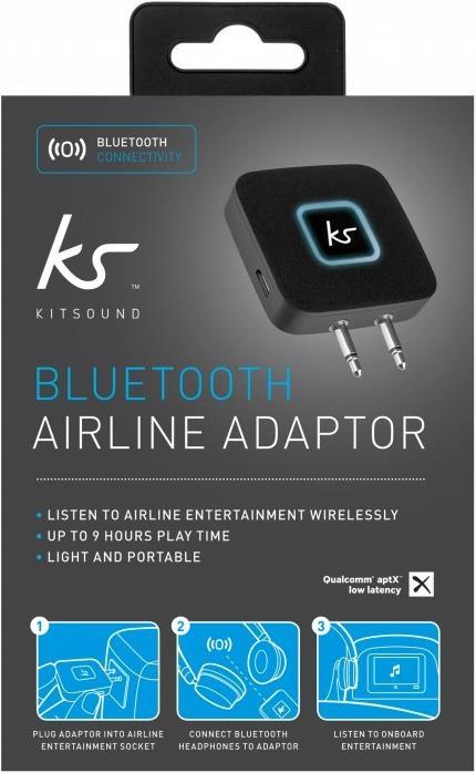 Produktbild KitSound Bluetooth Airline Adapter (Sender)