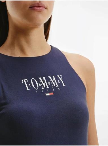 Produktbild Tommy Hilfiger Tommy Jeans Damen TJW LALA Skater Dress Lässiges Kleid, Twilight Navy, Small (S)