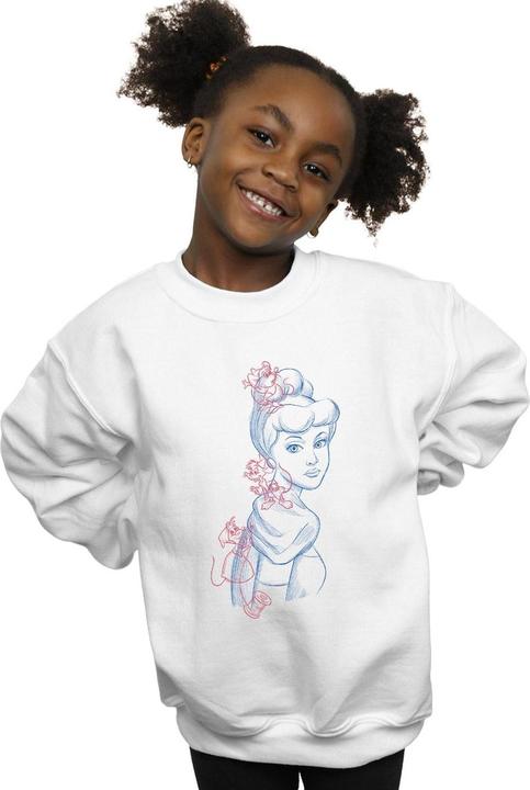 Produktbild Disney Cinderella Mouse Sketch Sweatshirt Mädchen (152, 158)