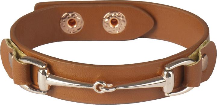 Produktbild Horka 6er-Set Lederarmbänder mit Bit (20 cm, PU-Leder und Metall)