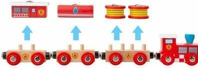 Actual product image Bigjigs Wood fire train