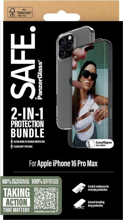 Produktbild Safe Screen Protector (1 Stück, Apple iPhone 16 Pro Max)