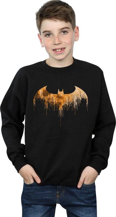 Actual product image Boys Batman Arkham Knight Halloween Moon Logo Fill Sweatshirt (152, 158)