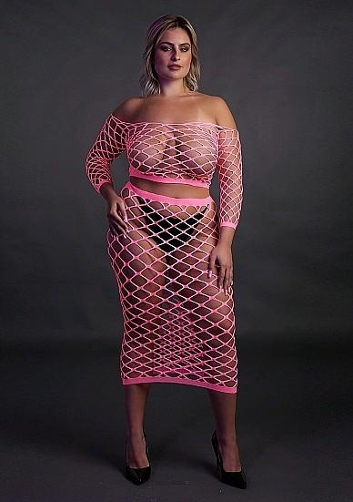Produktbild Ouch! Long Sleeve Crop Top and Long Skirt (XL, XXL, 3XL)