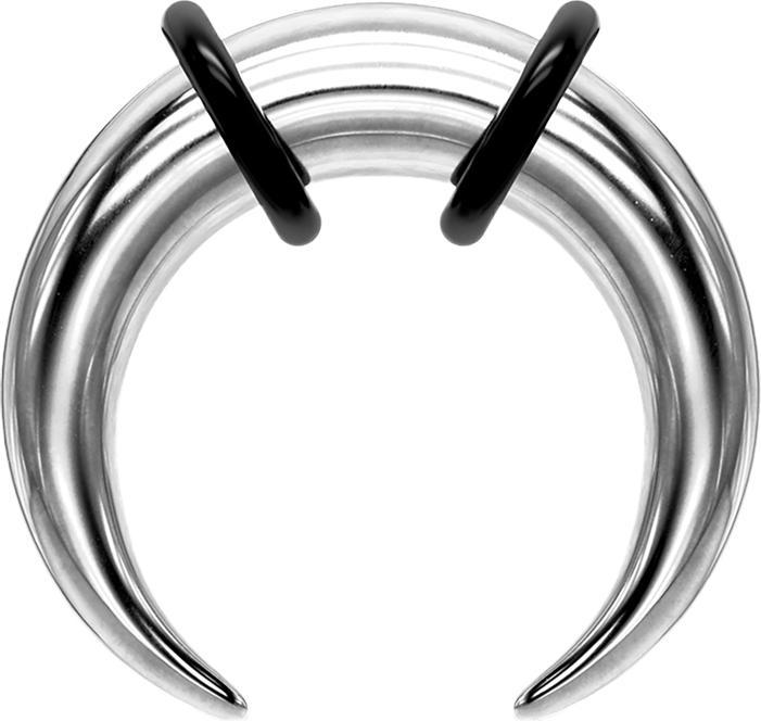 Immagine prodotto Star Piercing Falce d'argento in espansione (Acciaio chirurgico 316L)