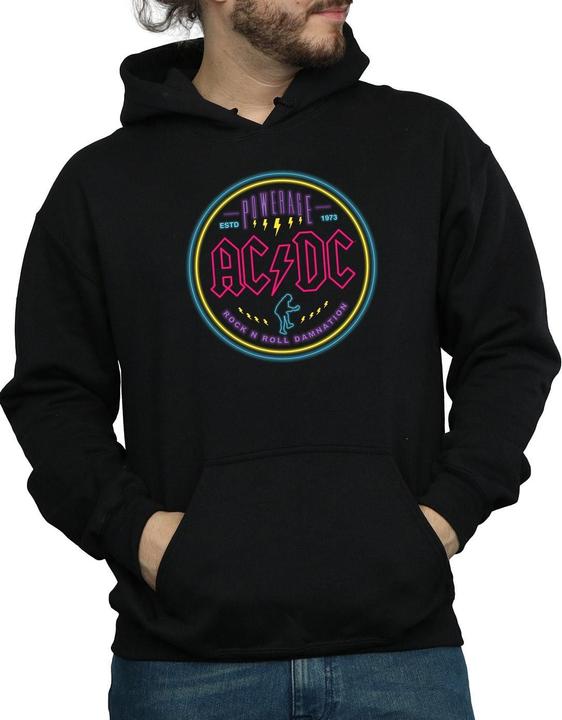 Image du produit AC/DC - Sweat à capuche CIRCLE NEON - Homme (L)