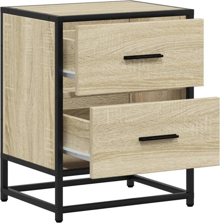 Productafbeelding VidaXL Nachtkastje Nachtkastje Nachtkastje Commode Tafel Sonoma eik (40 x 31 x 50 cm)