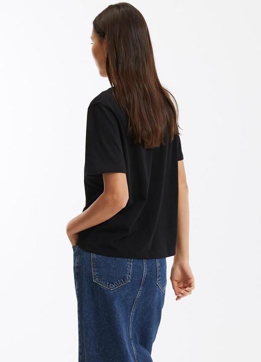 Actual product image La Redoute Collections T-shirt with round neckline and short sleeves (38)