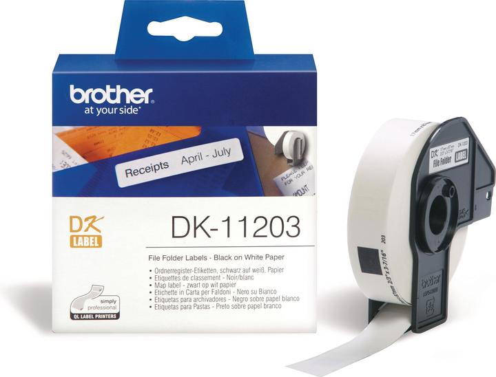 Brother DK-11203 Étiquettes de dossiers