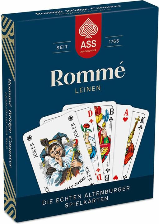 Produktbild Cartamundi Romme 2x55 Karten Leinen Französisches Bild FSC (Deutsch)