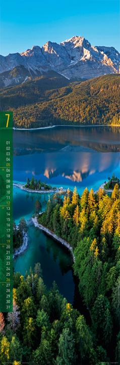Produktbild Terra Kalender 2026 (33 x 100 cm, Harter Einband, Englisch, Spanisch, Französisch, Deutsch)