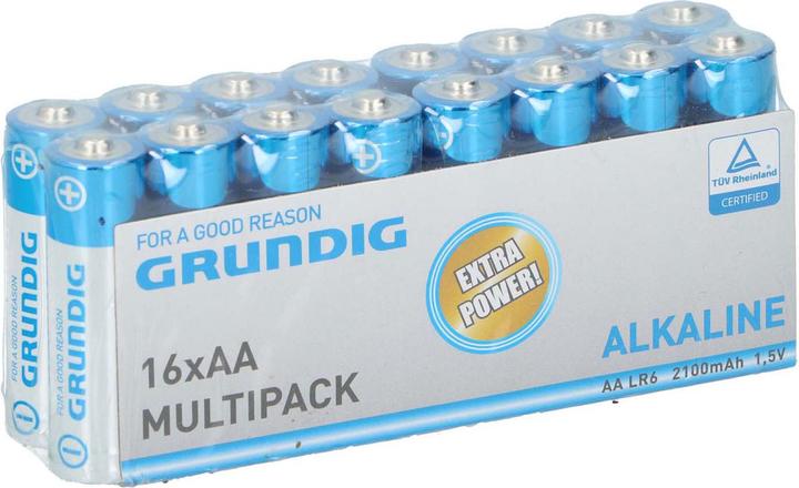 Produktbild Grundig Batt alk AA/LR6 2100mah 16pc (16 Stk., AA)
