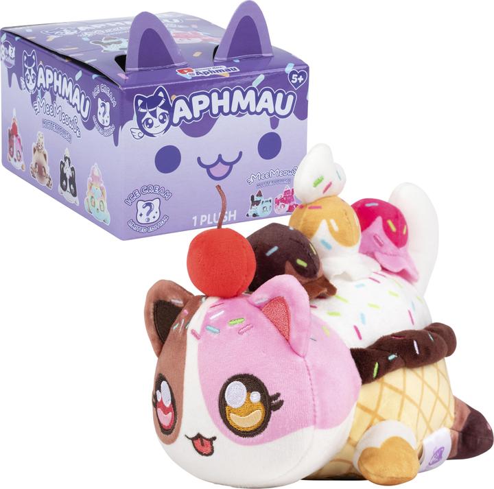 Image du produit Aphmau 6" Mystery Meemeow Plush - Ice Cream (15.24 cm)
