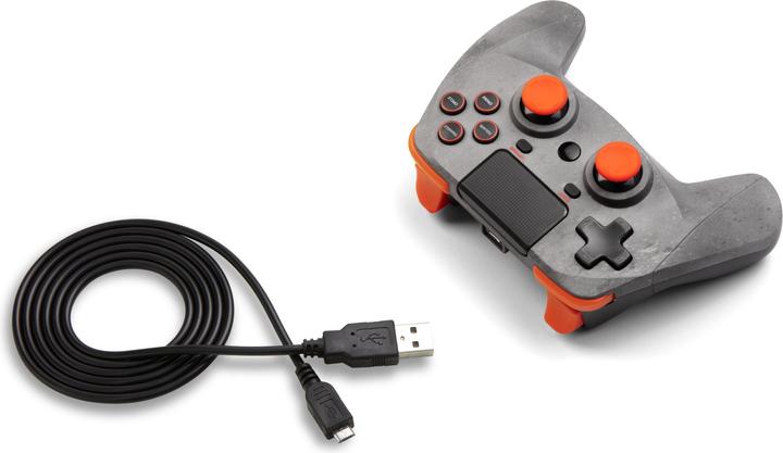 Produktbild Snakebyte Pad 4 S Wireless PS4 Controller - grau orange (PC, PS4)