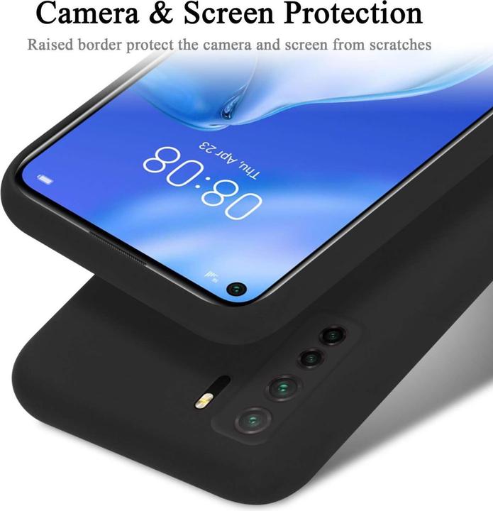 Actual product image Cadorabo Coque pour Huawei P40 LITE 5G / NOVA 7 SE TPU Liquid Silicone Case (Huawei Nova 7 SE, Huawei P40 Lite 5G)