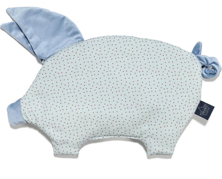Image du produit La Millou Nid d'ange |Coton velours premium|Oreiller Sleepy Pig inclus |Heart Beat Blue
