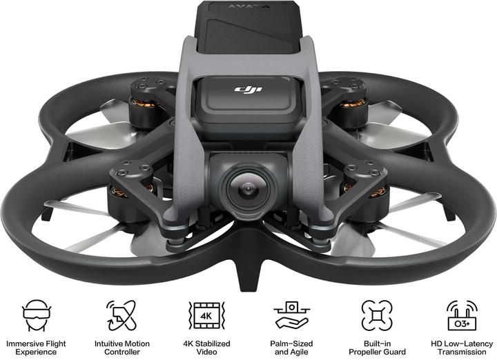 Produktbild DJI Avata Pro-View Combo (18 min, 410 g, 48 Mpx)