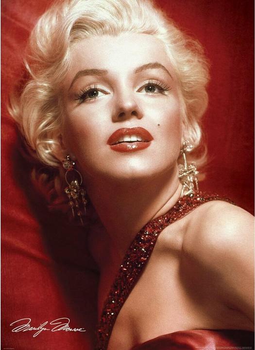 Image du produit Eurographics Portrait de Marilyn Monroe en rouge (1000 pièces)