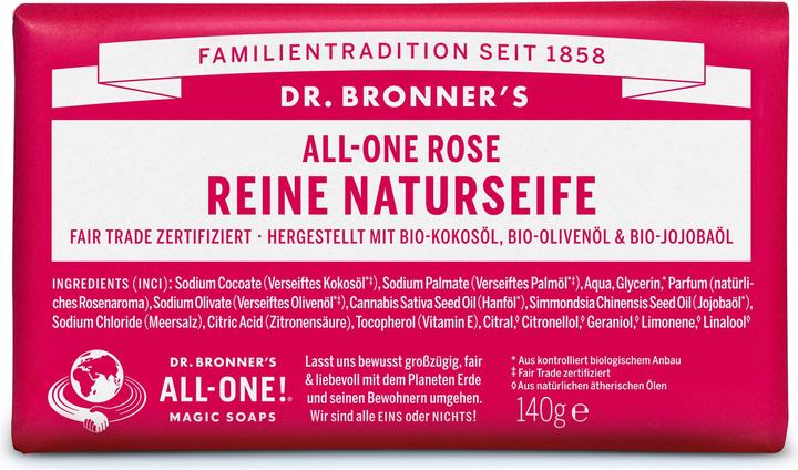 Dr. Bronner's All-One Rose (Hartseife)