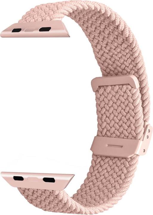 Actual product image Puro Loop Band - Pleciony pasek do Apple Watch 38/40/41 mm (różowy) (38 mm, 40 mm, 41 mm, Nylon)