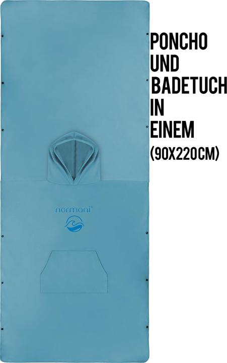 Actual product image Normani Microfibre Bathing Poncho Nosara - 8909 (90 x 220 cm)