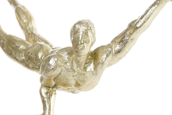 Produktbild DKD Home Decor Deko-Figur Kristall Gold Harz Marmor Turner (30 x 10 x 27 cm)