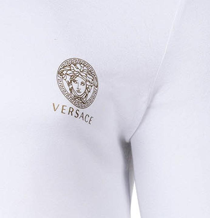 Produktbild Versace T-Shirt Bi-Pack Jersey Topeka Bi-Stretch Cotton Organic New Logo (3XL)