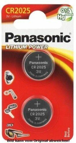Actual product image Panasonic Lithium Power CR2025 (2 pcs., CR2025, 165 mAh)