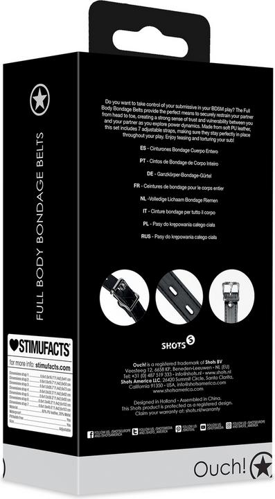 Image du produit Ouch! Ceintures de bondage