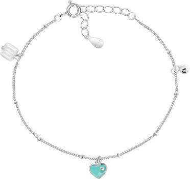 Actual product image Brilio Silver - Decent silver bracelet with charms BRC53W