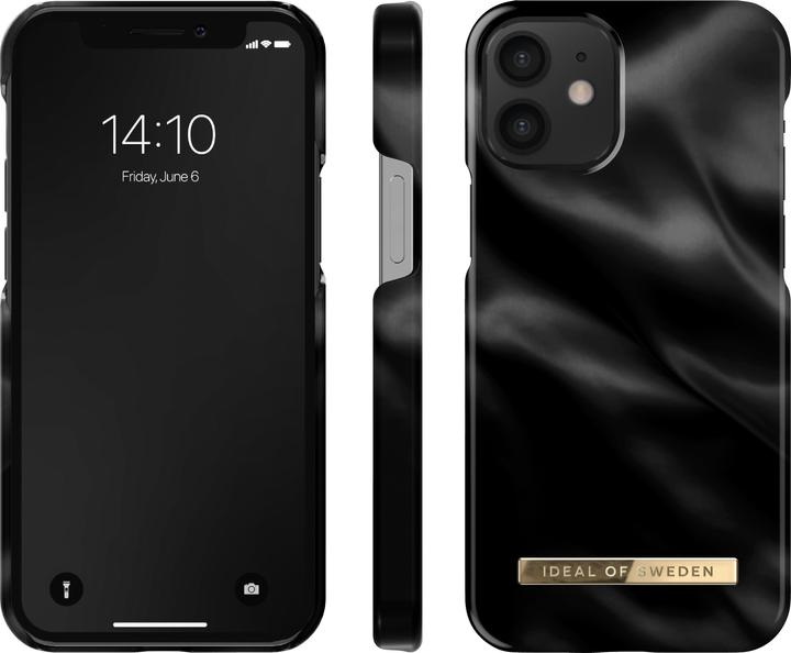 Produktbild iDeal Of Sweden Designer Hard-Cover Black Satin (Apple iPhone 12 mini)