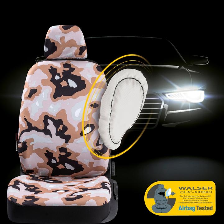 Produktbild CarComfort Autositzbezug Camouflage, PKW-Schonbezug Einzelsitz Camouflage-Design
