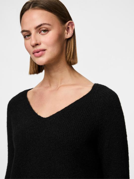 Actual product image Pieces V-neck knit sweater (XL)