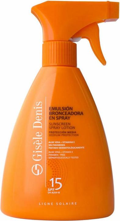Produktbild Gisele Denis Körper-Sonnenschutzspray Emulsión Bronceadora (300 ml) (Sonnenspray, SPF 15, 300 ml)