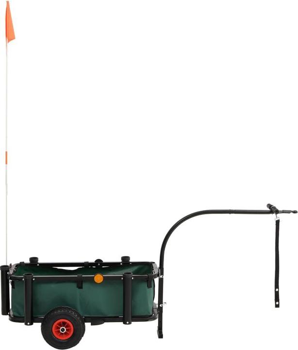 Produktbild VidaXL Angelwagen mit Tasche Schwarz Stahl
