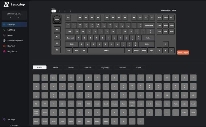 Immagine prodotto Keychron Lemokey L3 (CH, Senza fili, Cablato)
