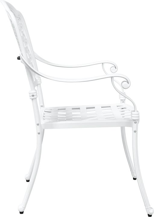 Produktbild VidaXL Gartenstühle 2er Set Weiss Gusseisen