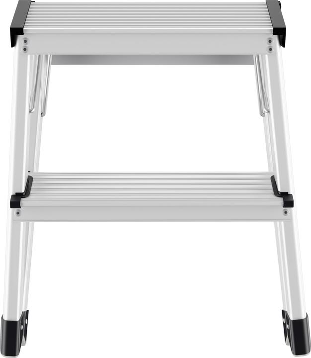 Actual product image Hailo D60 StandardLine, aluminium stepladder, 2x2 steps (Stile, 49.49 cm)