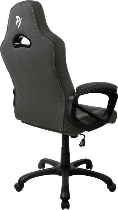 Immagine prodotto Arozzi Sedia da gioco Enzo Nero/Grigio - Tessuto intrecciato Logo Grigio