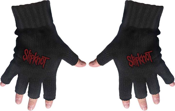 Image du produit Slipknot Gants unisexes sans doigts avec logo pour adultes (Taille unique)