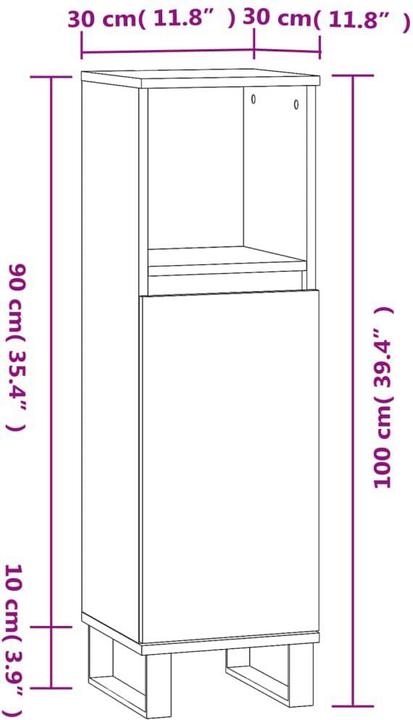 Image du produit VidaXL Archy (30 x 30 x 100 cm)