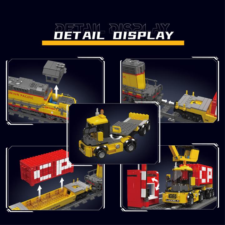 Actual product image Mould King SD40-2 diesel locomotive