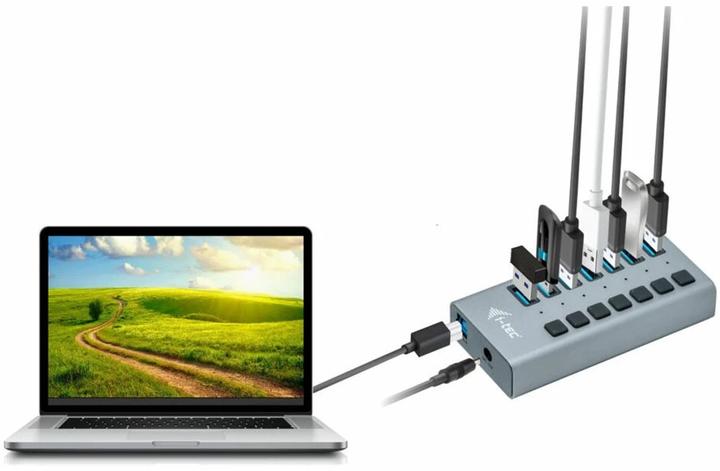 Produktbild i-tec U3CHARGEHUB7 (USB-B, 7 Ports)