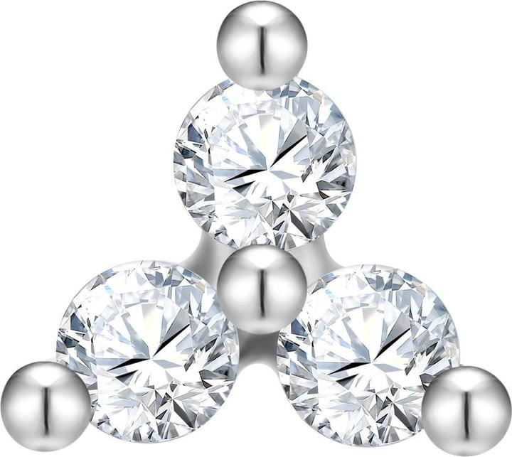 Actual product image Glanzstücke München Ladies stud earrings sterling silver - 37372 (Sterling Silver)